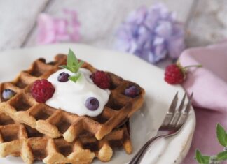 Bezlepkové vafle podle blogerky Romany Böhmové