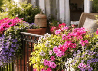 Oživte váš balkon díky květinám.