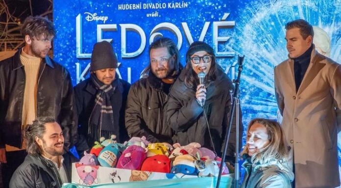 Karlínské divadlo se zahalilo do Ledového království. První slova Ondřeje Brzobohatého Muzikál Ledové království má za sebou slavnostní premiéru.