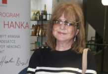 Hlasatelka Marie Tomsová na křtu programu Body by Hanka Kynychová.