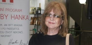 Hlasatelka Marie Tomsová na křtu programu Body by Hanka Kynychová.