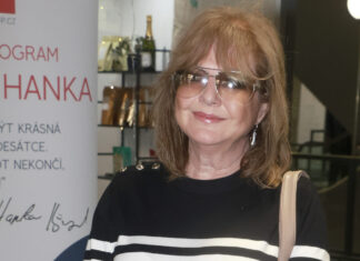 Hlasatelka Marie Tomsová na křtu programu Body by Hanka Kynychová.