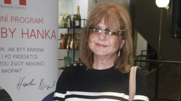 Hlasatelka Marie Tomsová na křtu programu Body by Hanka Kynychová.