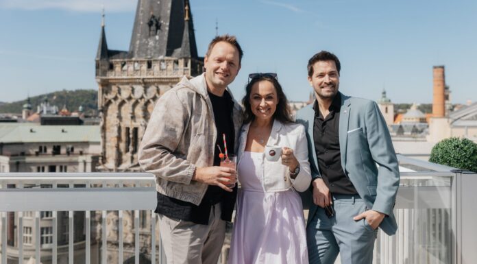 Manželé nechyběli na otevření baru Sky Lounge 360 na střeše Divadla Hybernia.