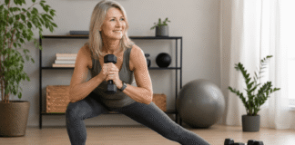 V menopauze je důležité silové cvičení.