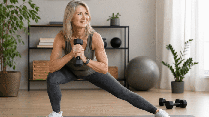V menopauze je důležité silové cvičení.