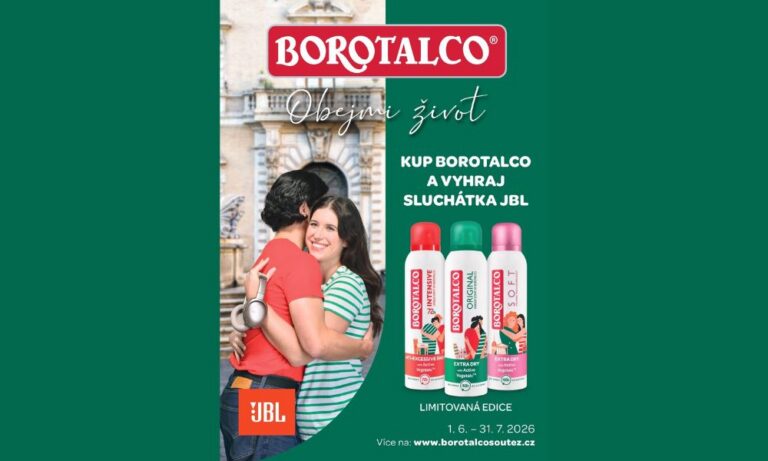 Kupte Borotalco a vyhrajte sluchátka JBL!