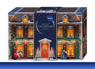 NIVEA Adventní kalendář plný péče a beauty doplňků
